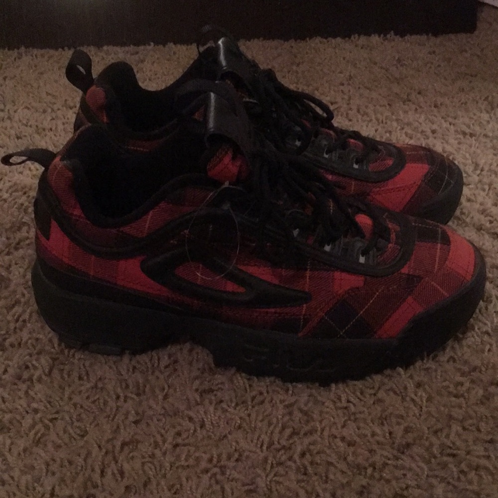 FILA Plaid Chunky Sneakers